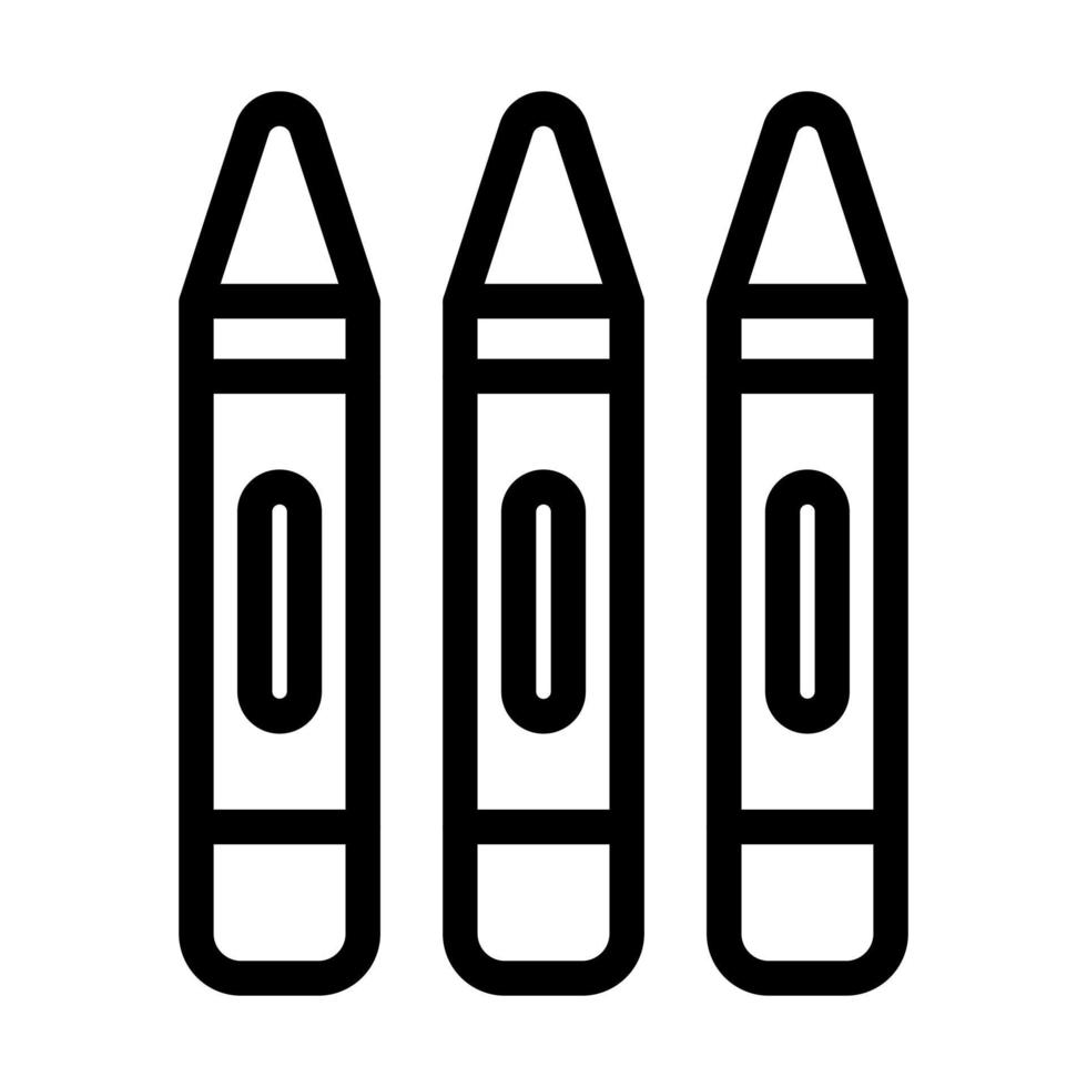Crayons Icon Design vector