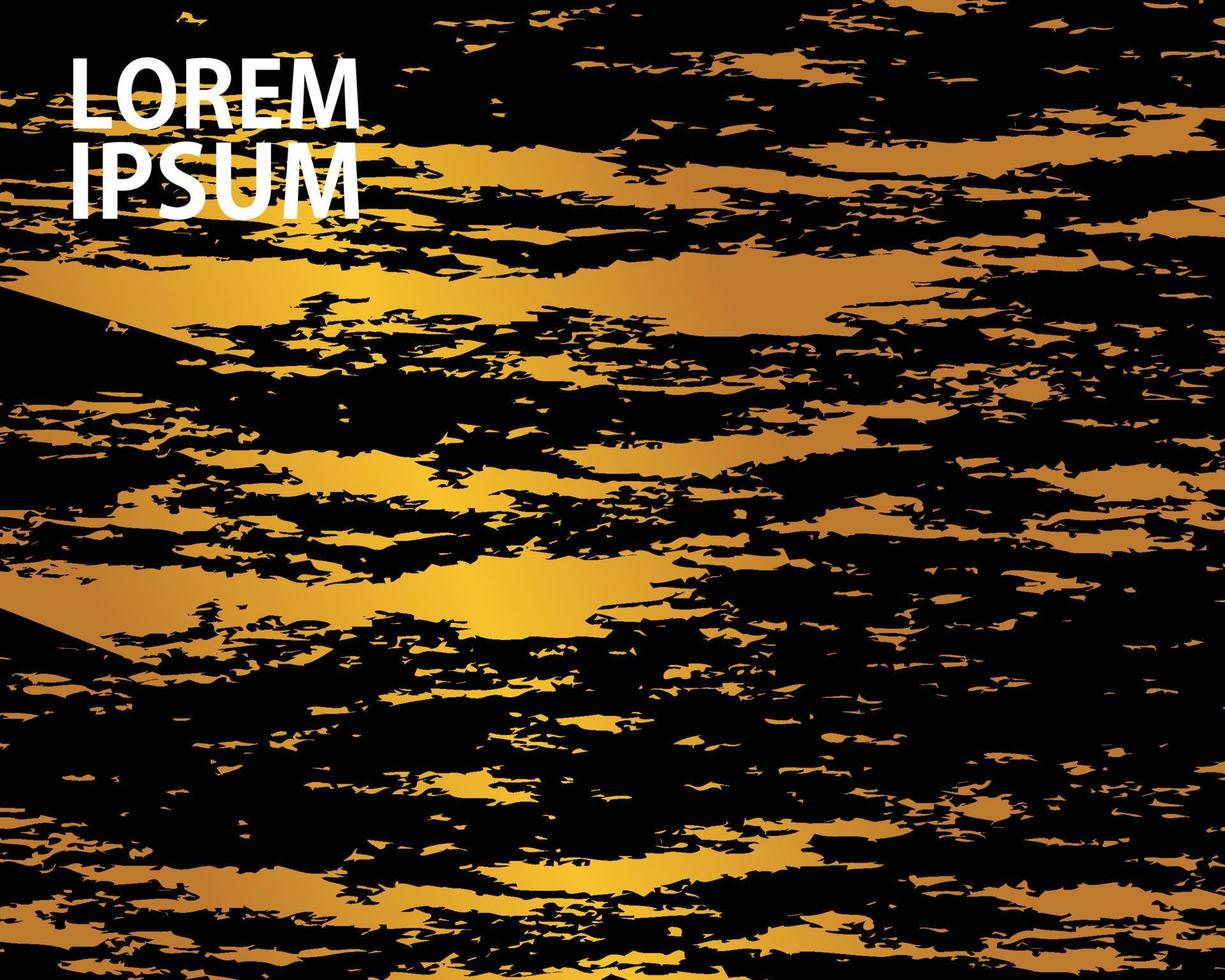 Gold texture splash paint for background. Sketch surface to create distressed effect vector