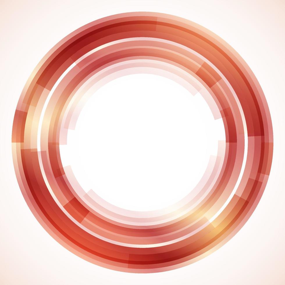 Geometric frame from circles, vector abstract background, wallpaper