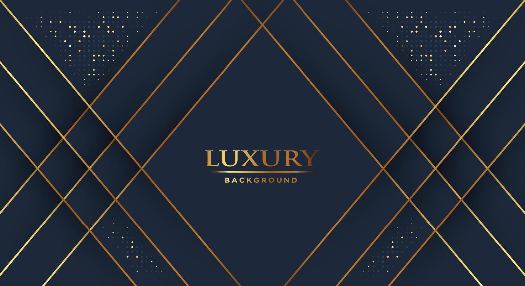 Luxury dark background with shiny lines, particle vector