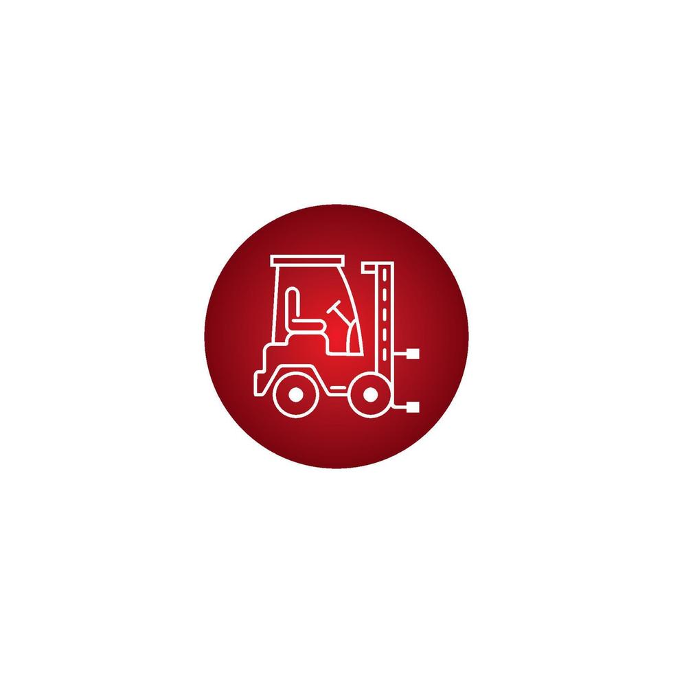 forklift vector icon