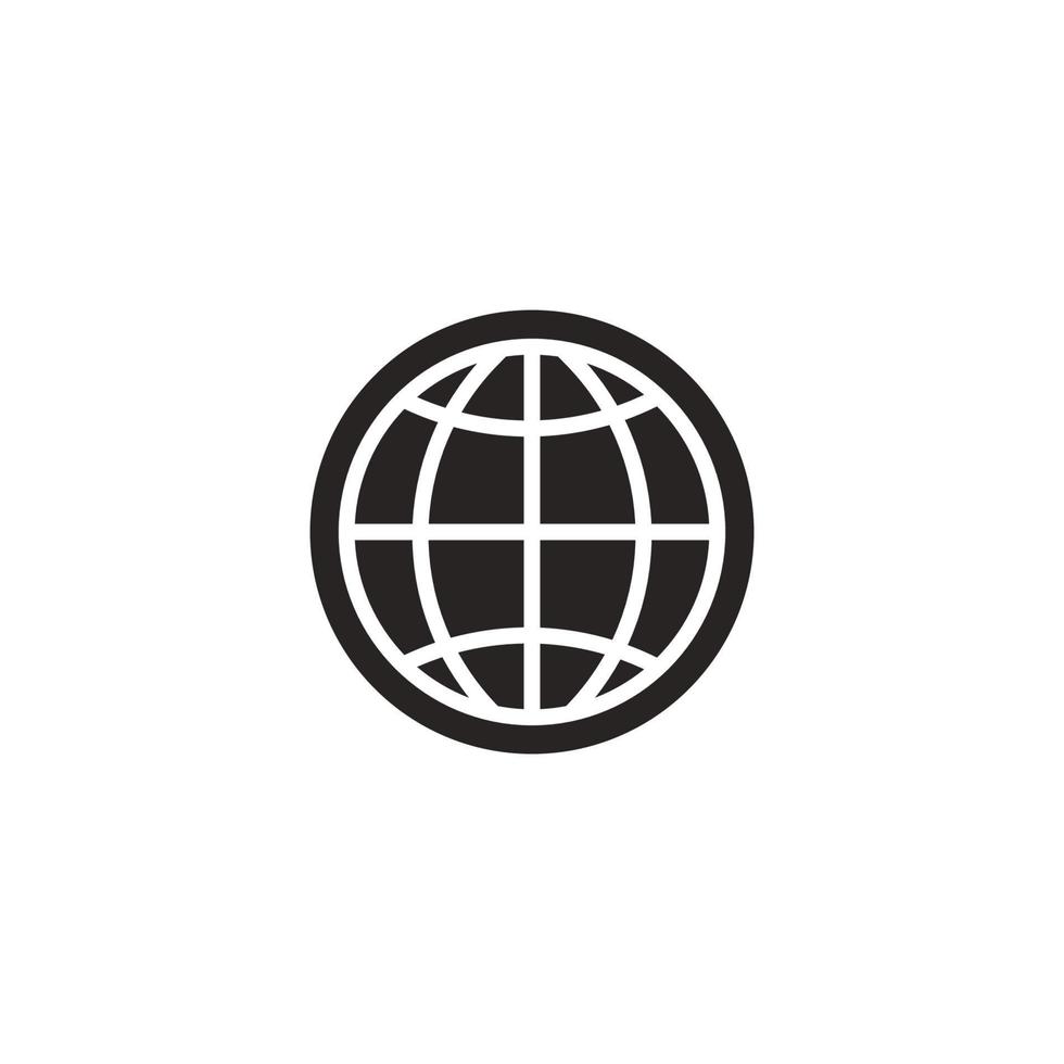 Globe icon vector illustration design template