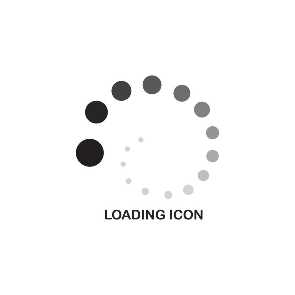 loading icon vector illustration design template