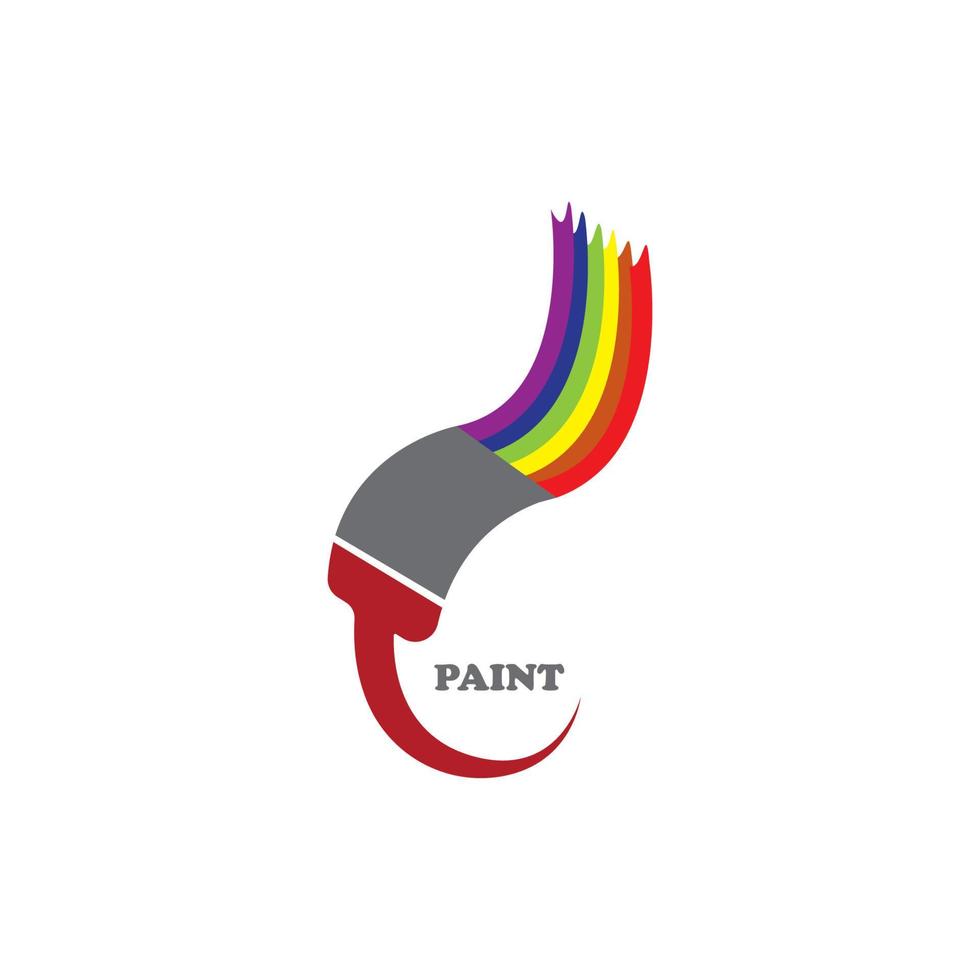 Paint logo vector
