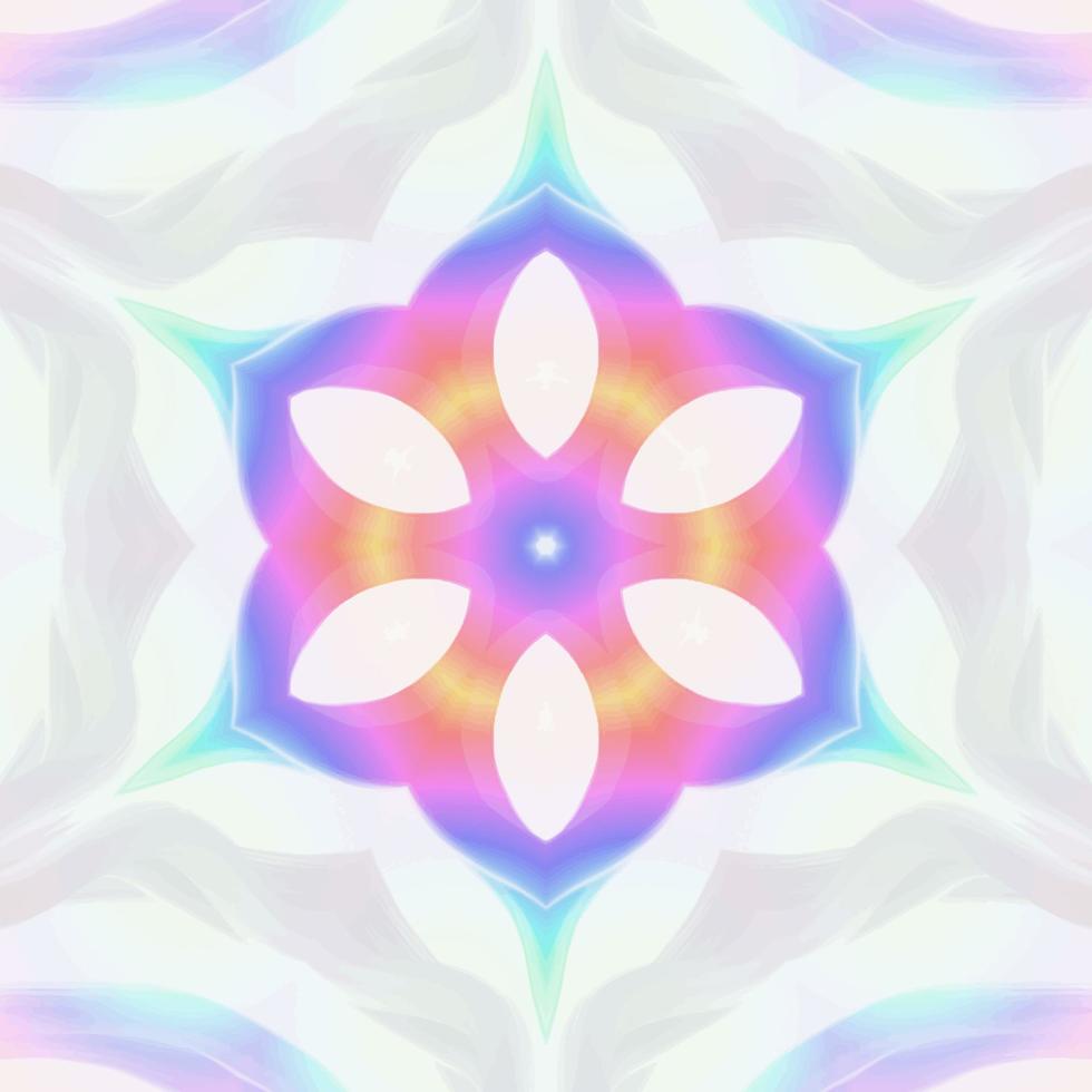 Abstract kaleidoscope background. Beautiful kaleidoscope seamless pattern. Multicolor mosaic texture. Seamless kaleidoscope texture. Unique kaleidoscope design vector
