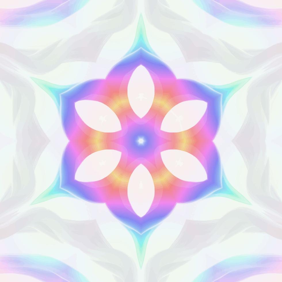 Abstract kaleidoscope background. Beautiful kaleidoscope seamless pattern. Multicolor mosaic texture. Seamless kaleidoscope texture. Unique kaleidoscope design vector