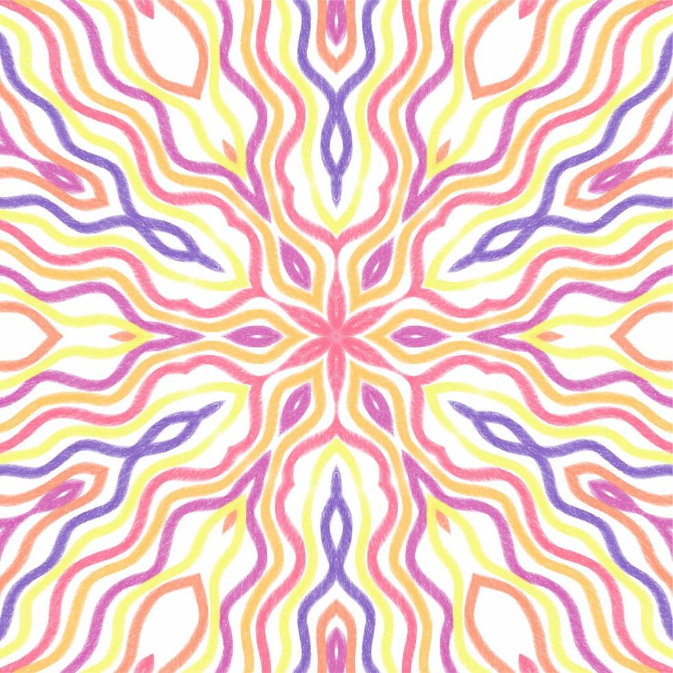 Abstract kaleidoscope background. Beautiful kaleidoscope seamless pattern. Multicolor mosaic texture. Seamless kaleidoscope texture. Unique kaleidoscope design vector