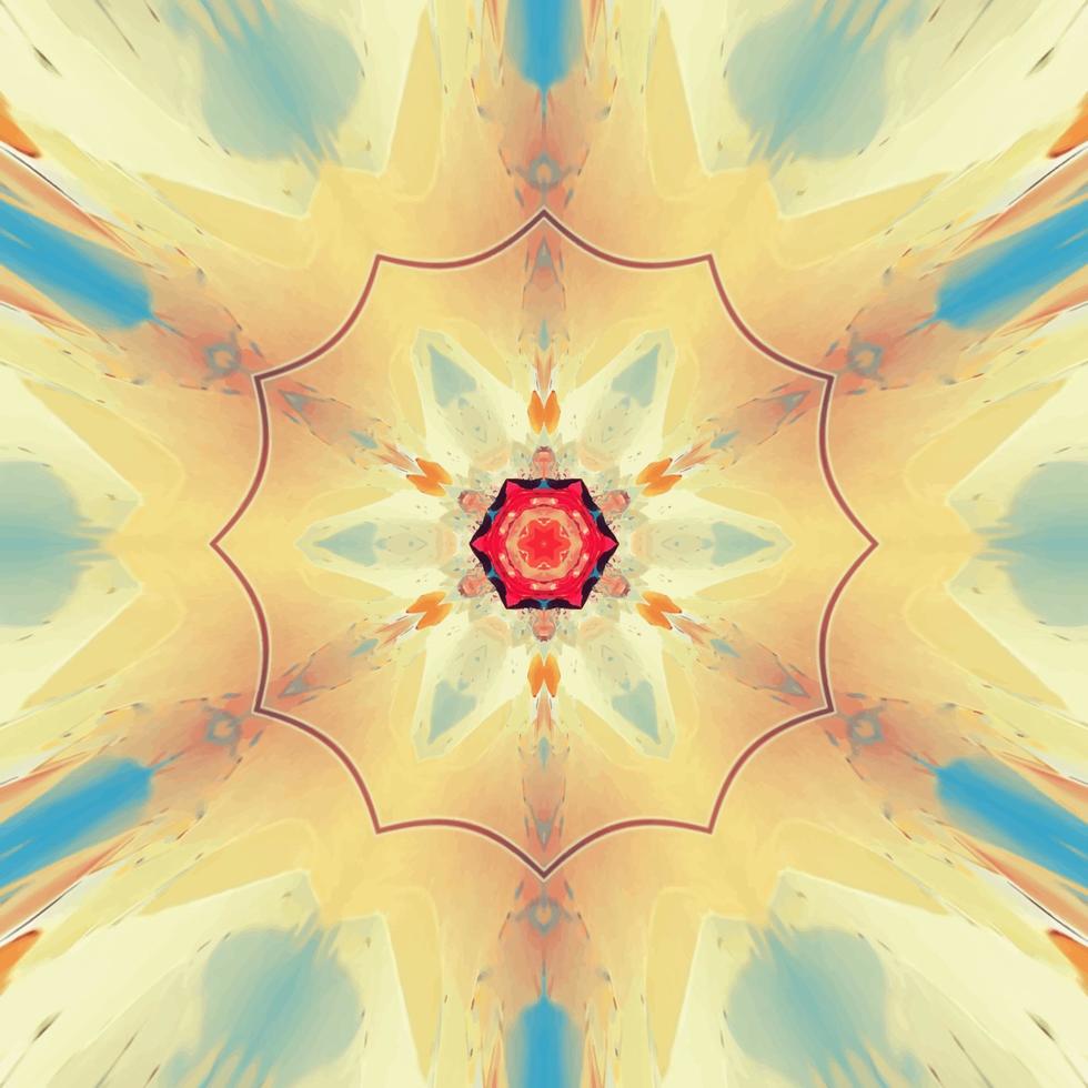 Abstract kaleidoscope background. Beautiful kaleidoscope seamless pattern. Multicolor mosaic texture. Seamless kaleidoscope texture. Unique kaleidoscope design vector