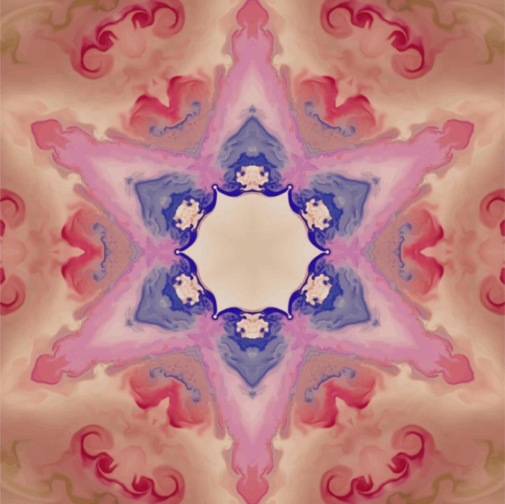 Abstract kaleidoscope background. Beautiful kaleidoscope seamless pattern. Multicolor mosaic texture. Seamless kaleidoscope texture. Unique kaleidoscope design vector