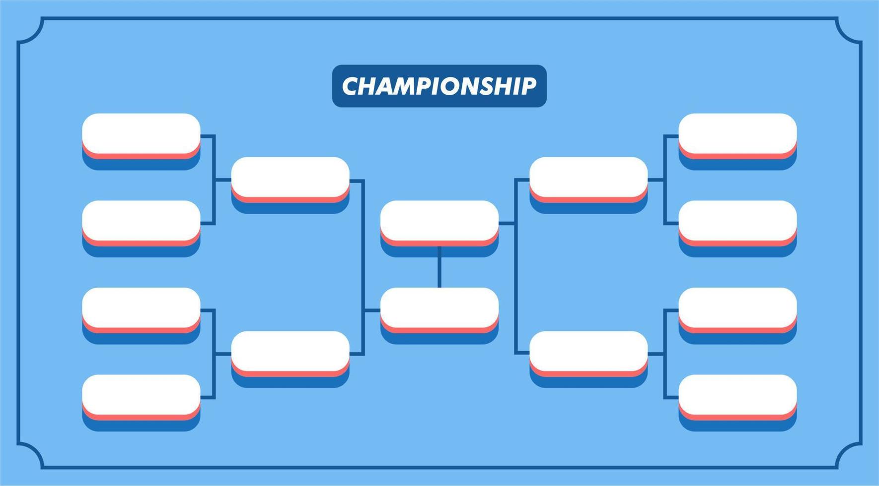 Sport Game Tournament Championship Contest Stage Layout Double Sport Game Tournament Championship Contest Stage Layout Double