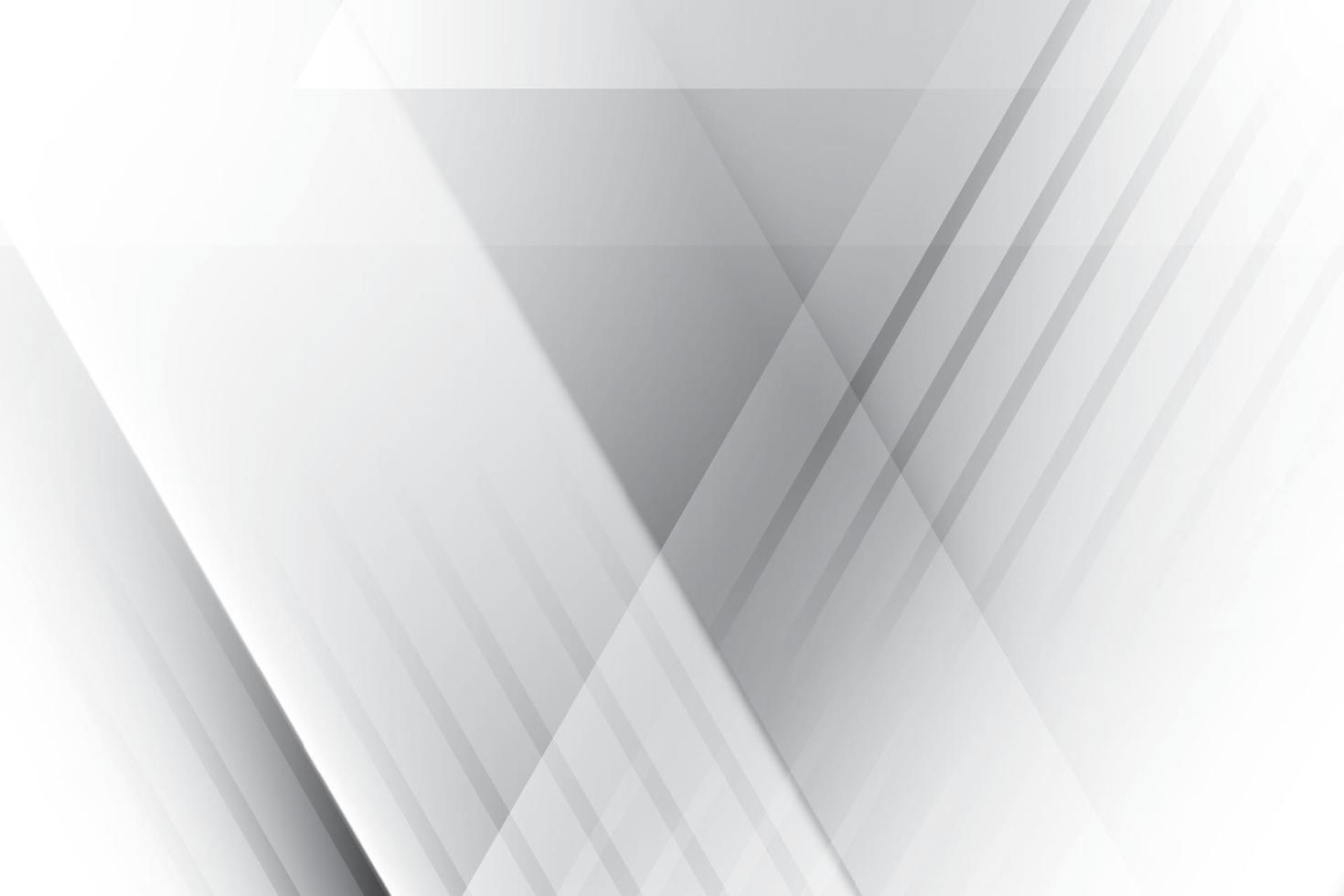 Abstract  white and gray color, modern design background with geometric shape. Vector illustration.