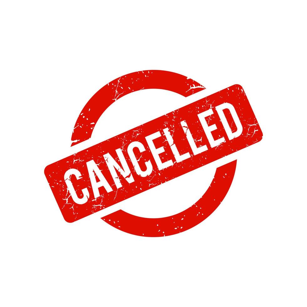 cancelled stamp cancelled square grunge sign vector element icon in cancelled stamp cancelled square grunge sign vector element icon in