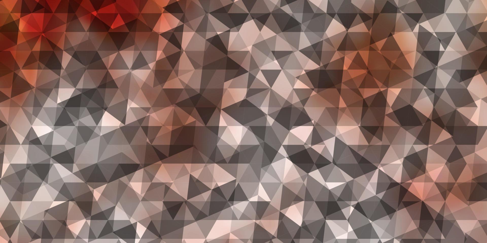 Fondo de vector rojo claro con estilo poligonal.