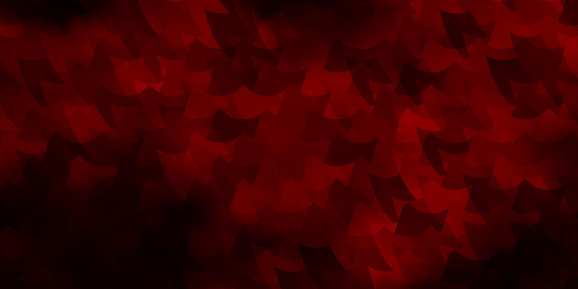 Dark Red vector layout with lines, rectangles.