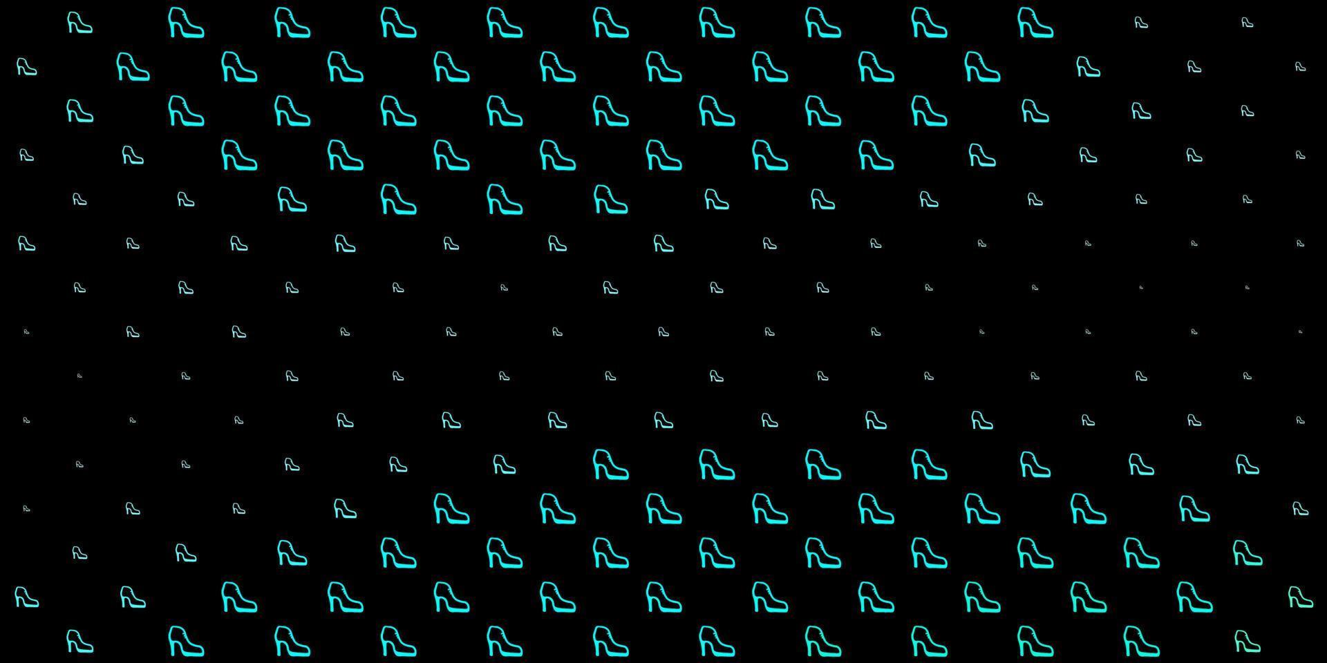 Dark green vector pattern with feminism elements.