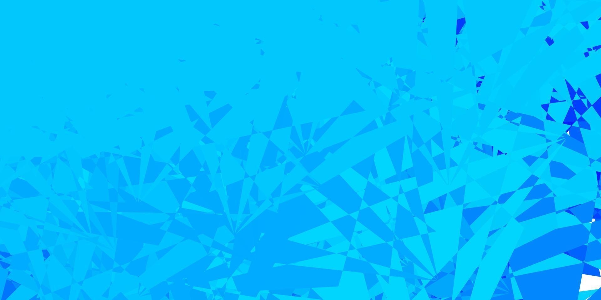 Light Green vector pattern with polygonal shapes.