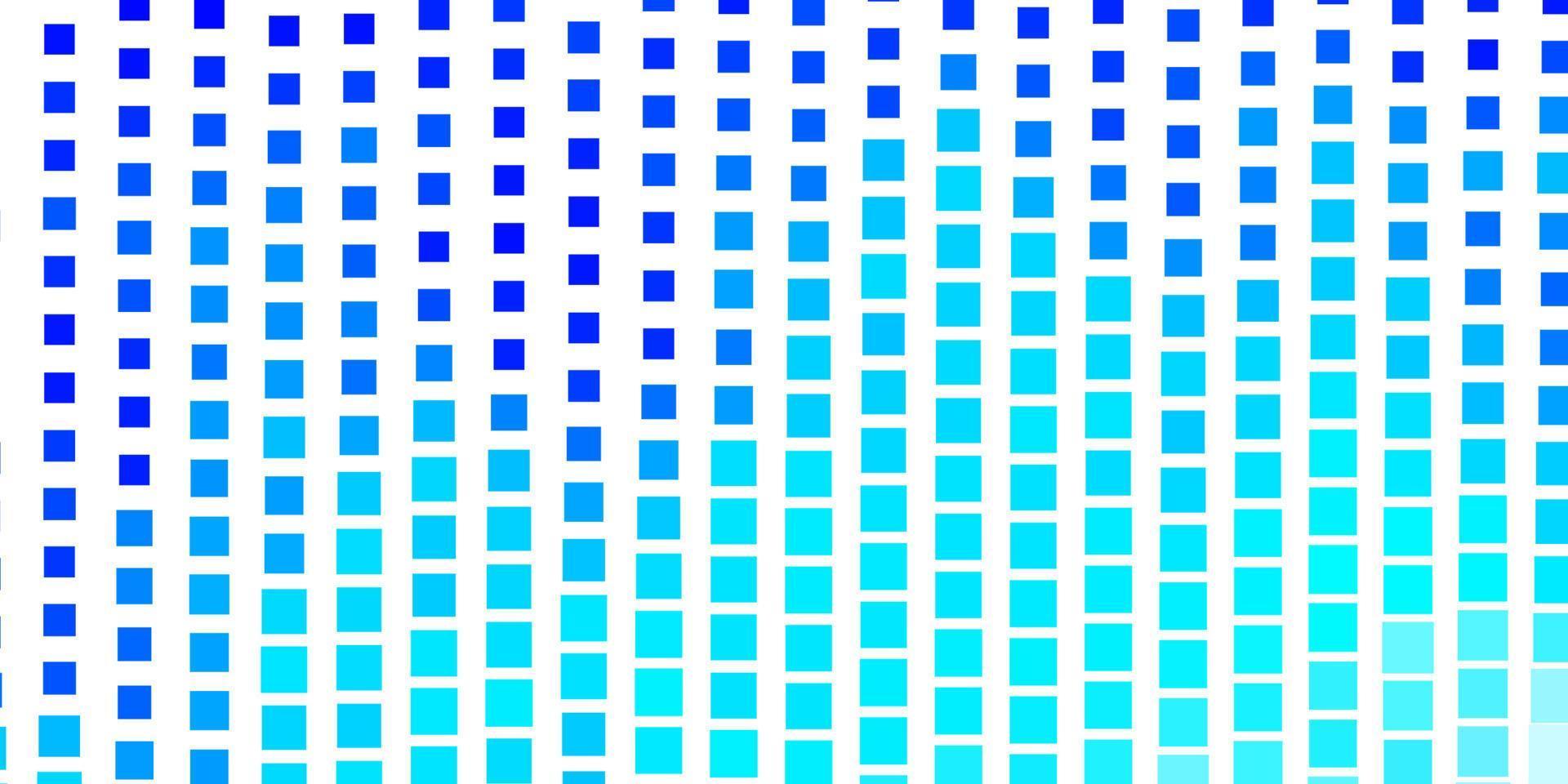 telón de fondo de vector azul claro con rectángulos.