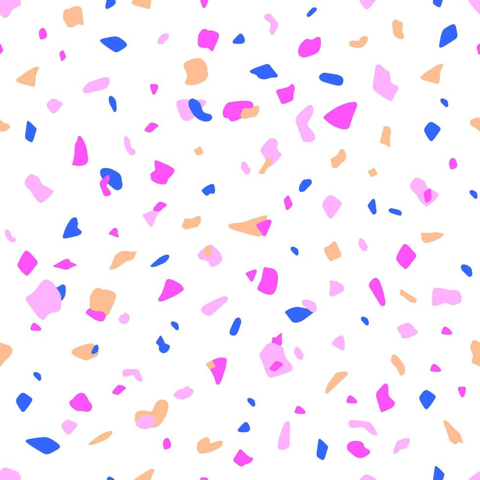 Seamless pattern in the style of terrazzo. vector