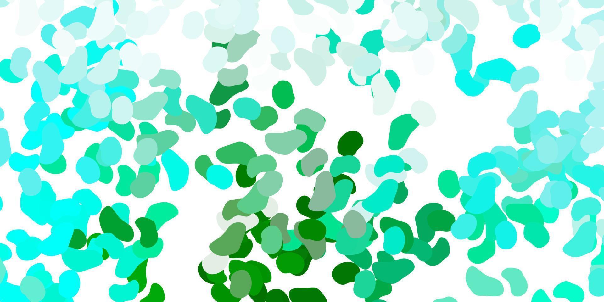 Light green vector template with abstract forms.