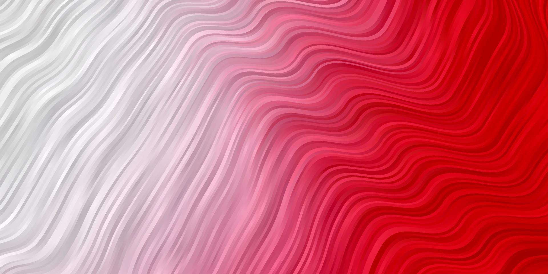 textura de vector rojo claro con arco circular.