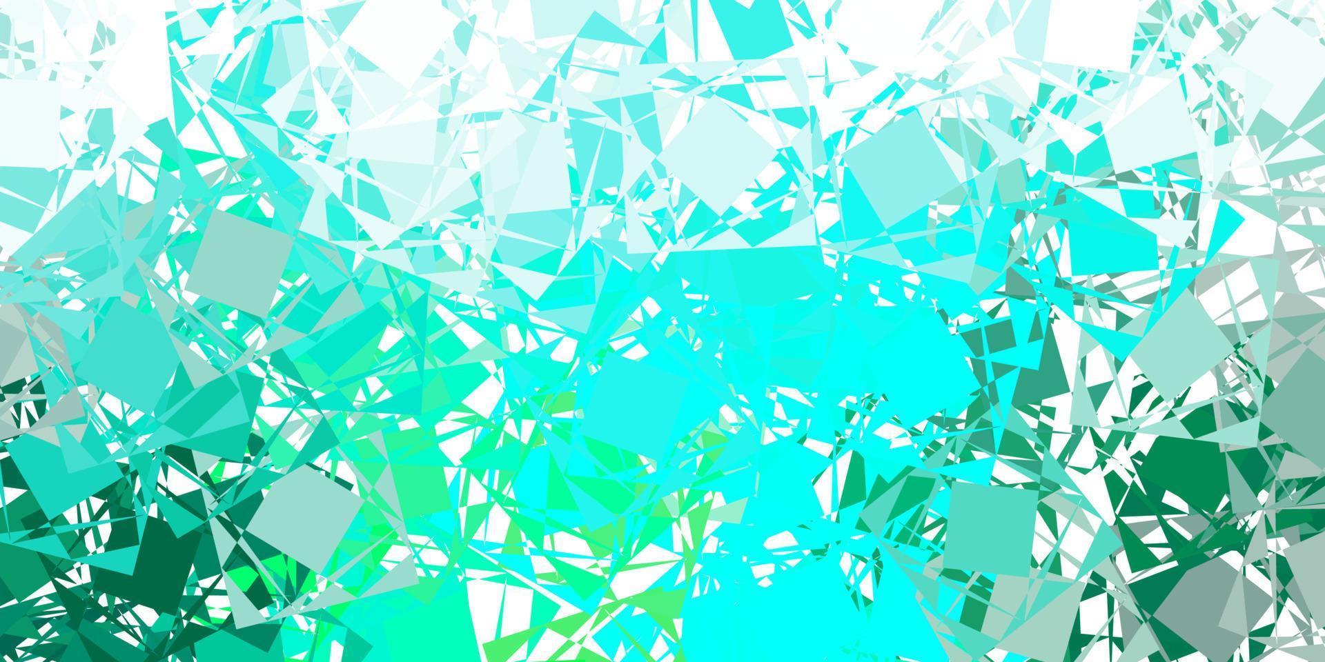 Light green vector texture with random triangles.