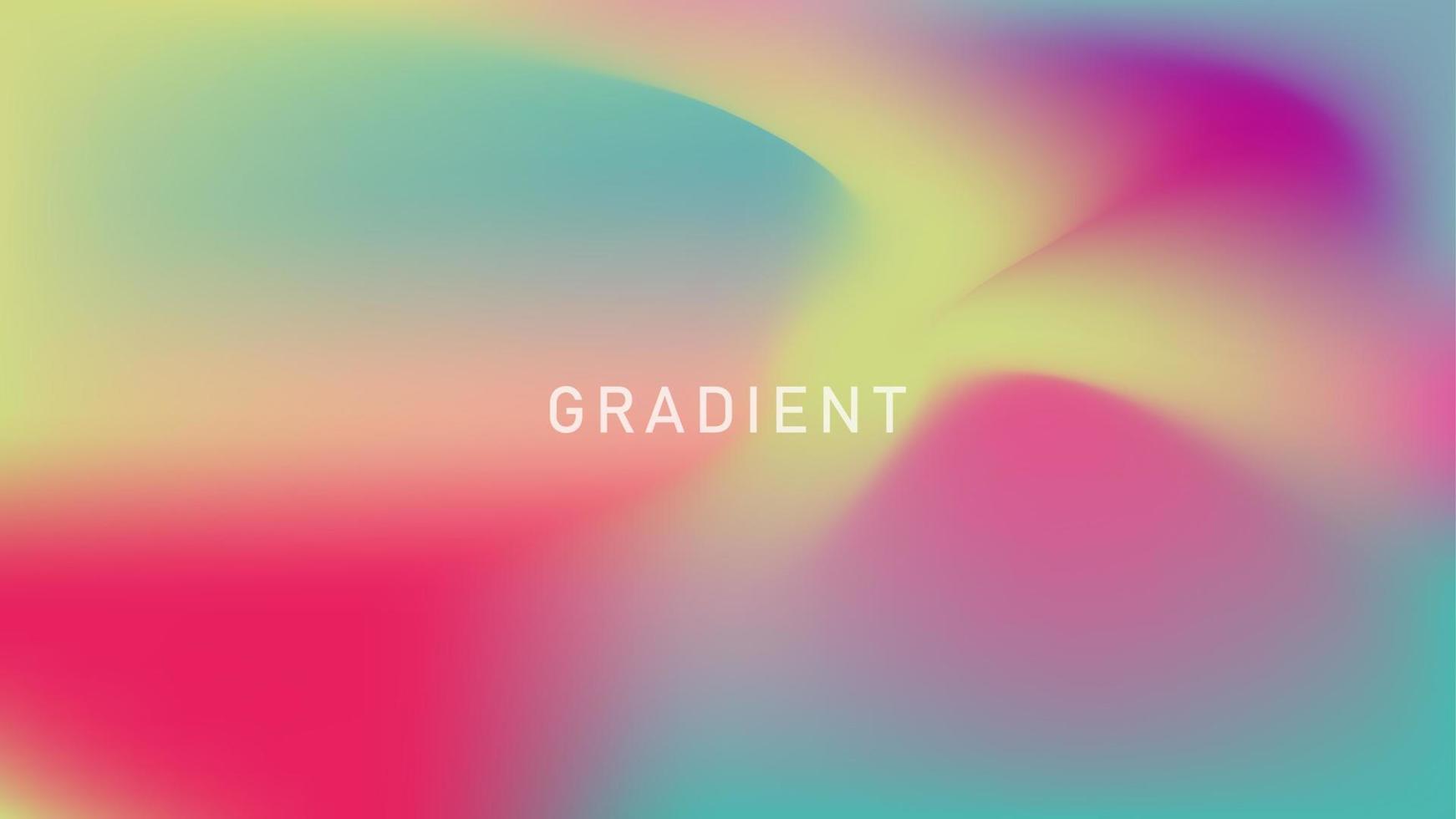 Colorful gradient background. Banner template collection. vector