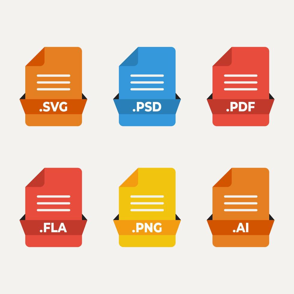 File type icon vector image
