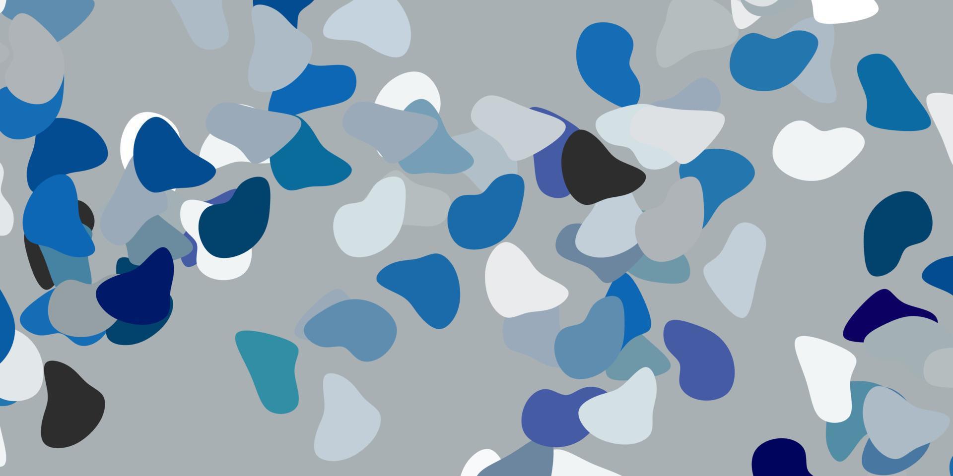 Light green vector pattern with abstract shapes.