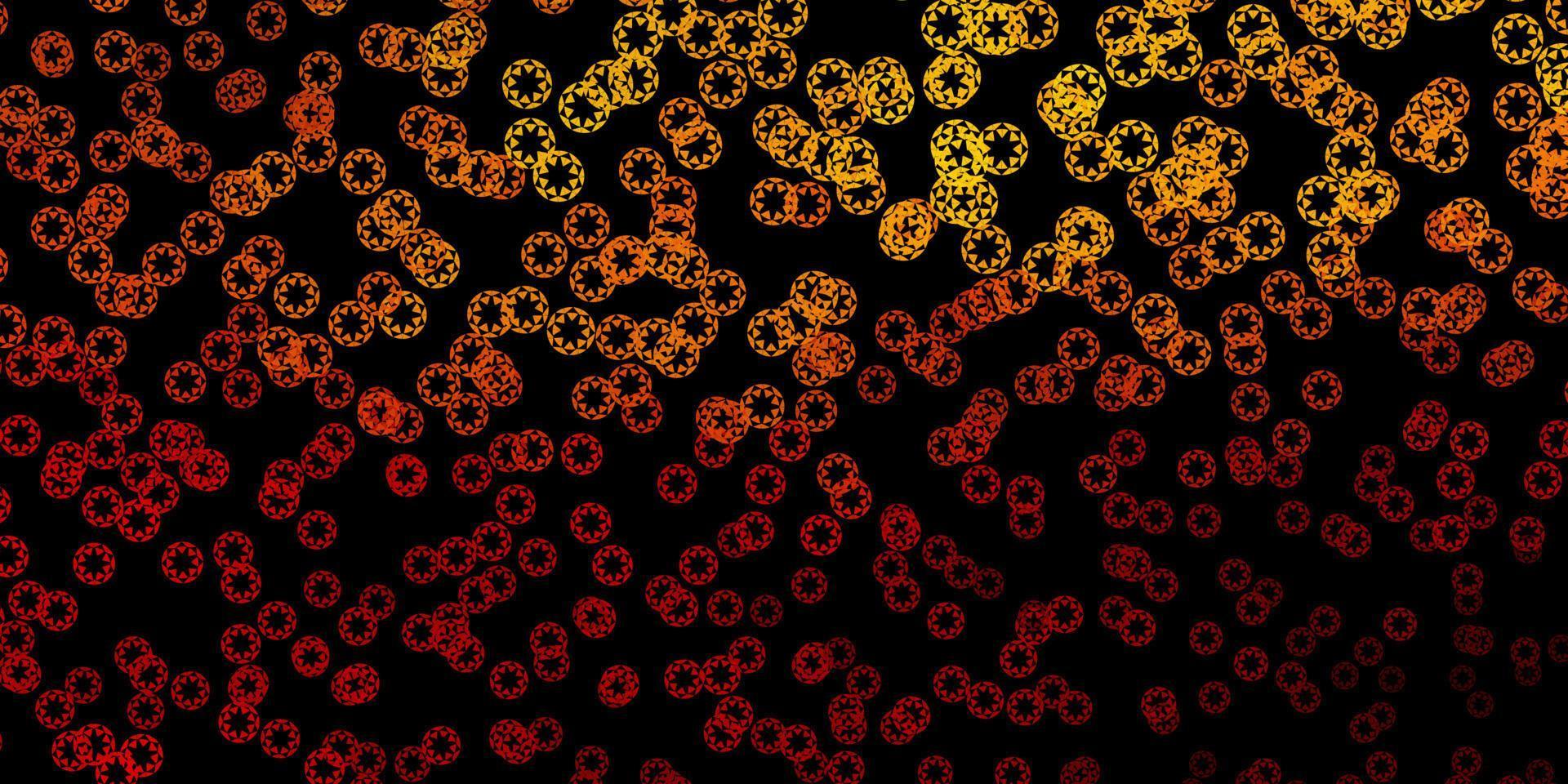 Dark brown vector backdrop with dots.