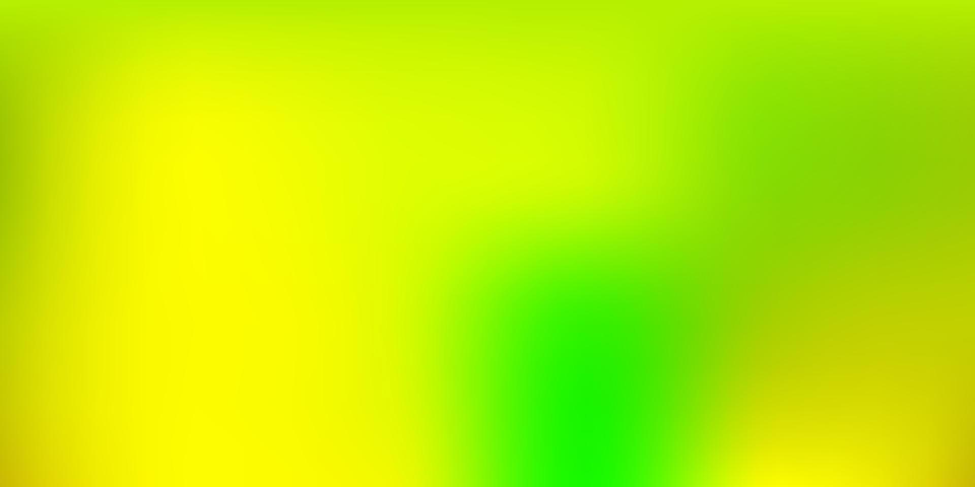 Light Green, Yellow vector blurred background.