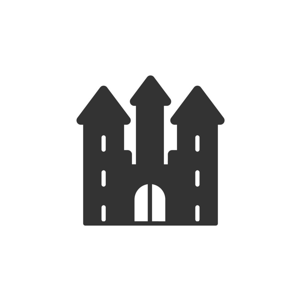 Castle icons  symbol vector elements for infographic web
