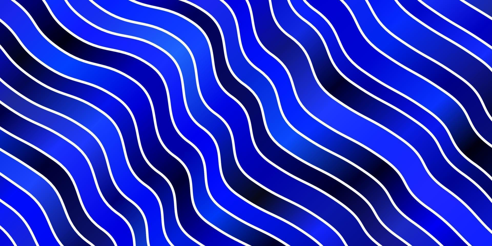 textura de vector azul oscuro con líneas torcidas.