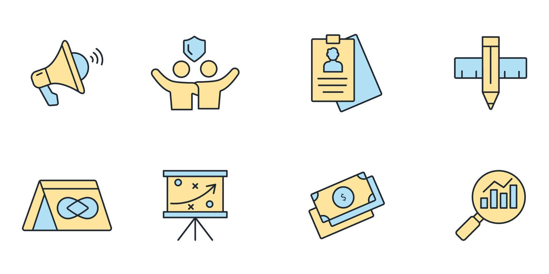 Brand  icons  symbol vector elements for infographic web