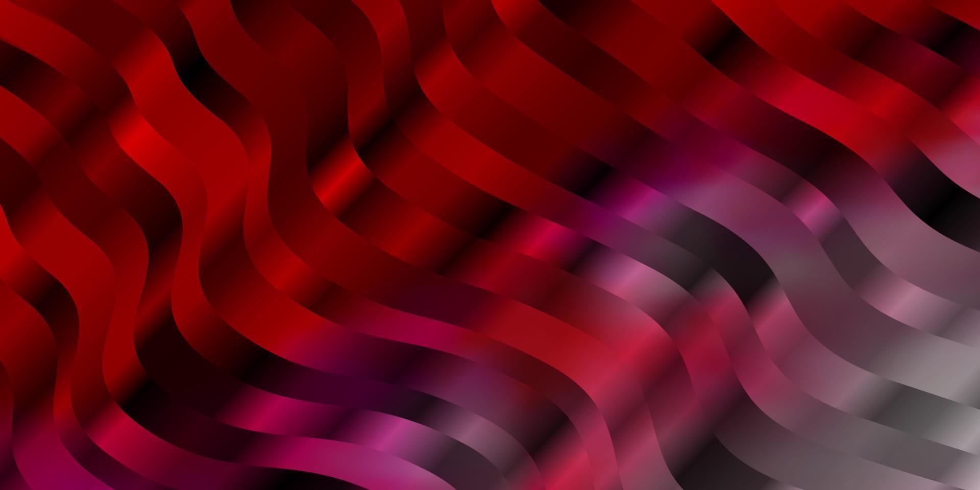 Light Red vector backdrop with curves.