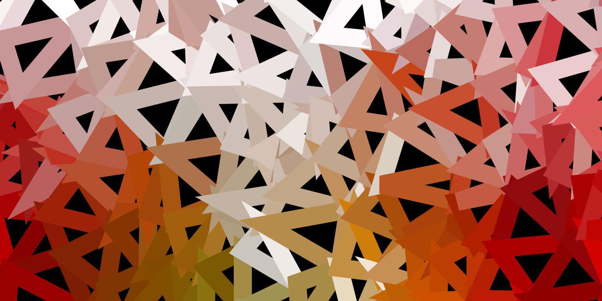 Dark green, yellow vector poly triangle texture.