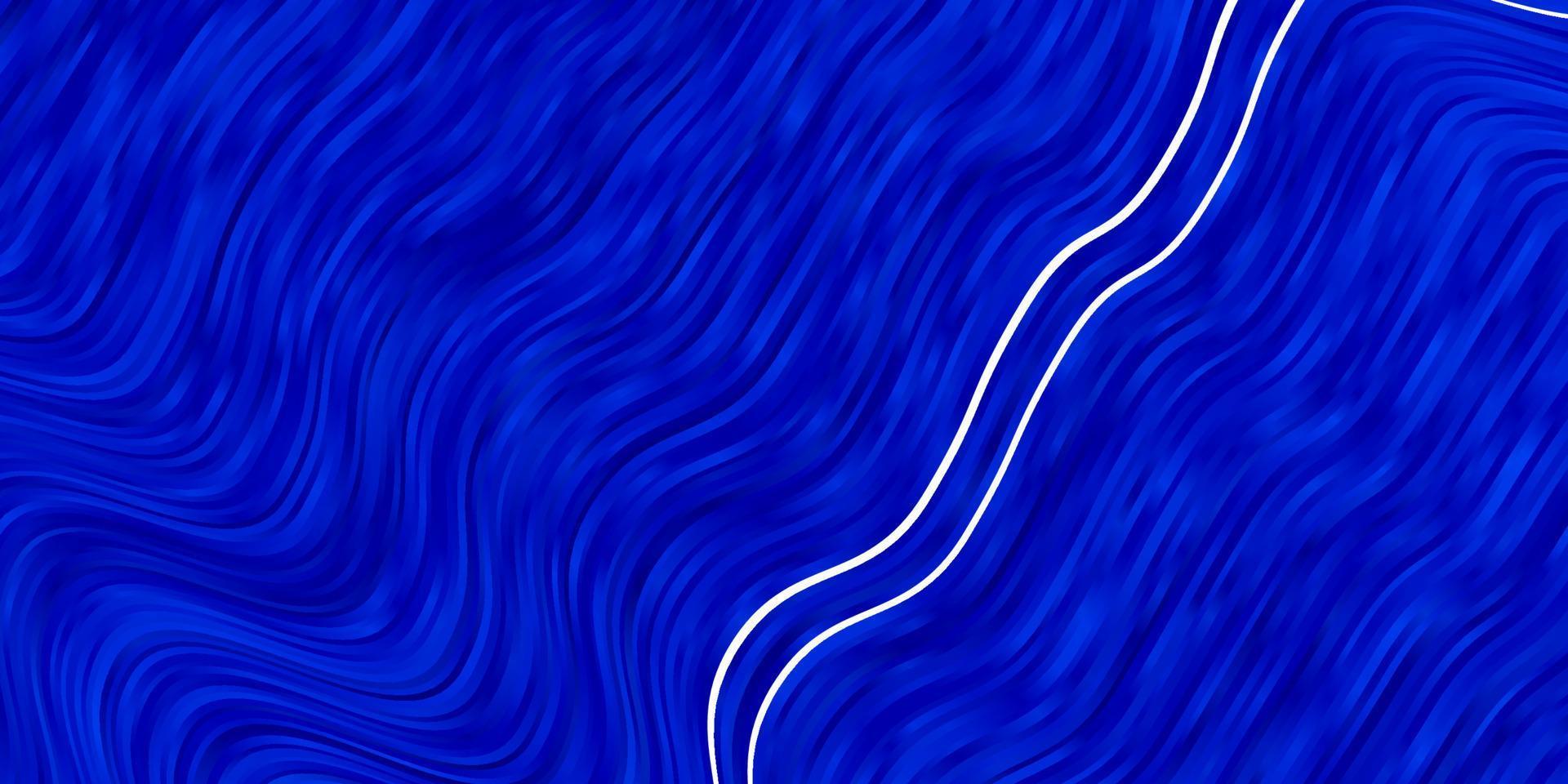 Light BLUE vector background with bent lines.