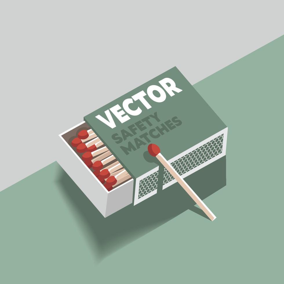Match Box Icon Design vector