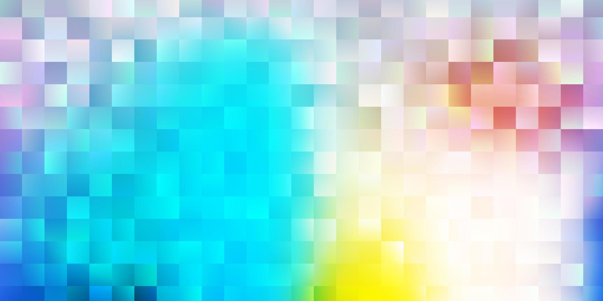 Light blue, yellow vector cover in square style.