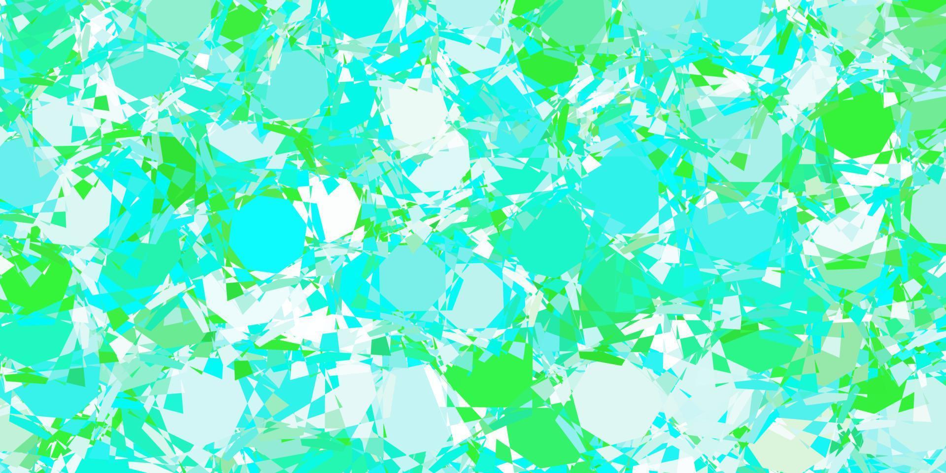Light Green vector layout with triangle forms.