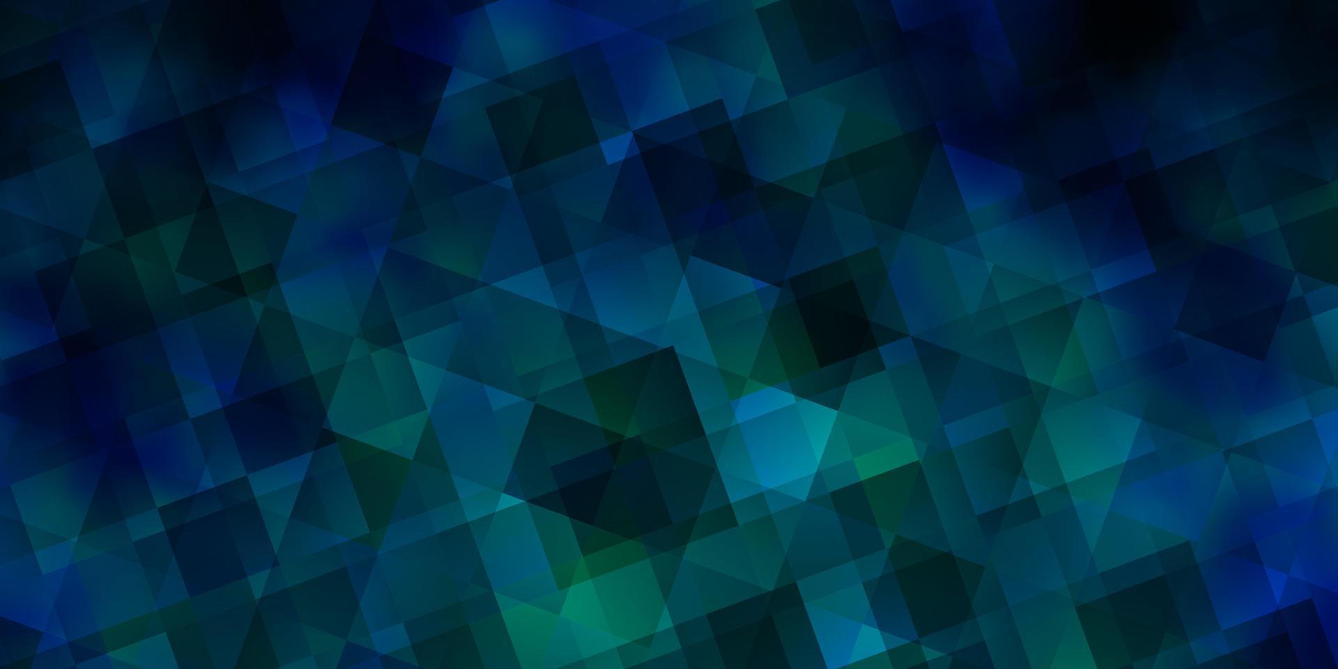 Dark BLUE vector background with polygonal style.