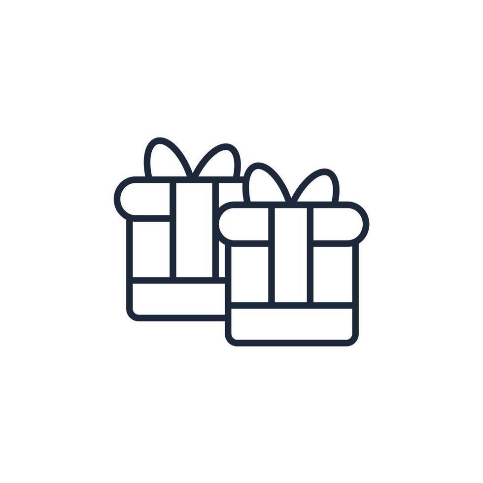 GIFT icons  symbol vector elements for infographic web
