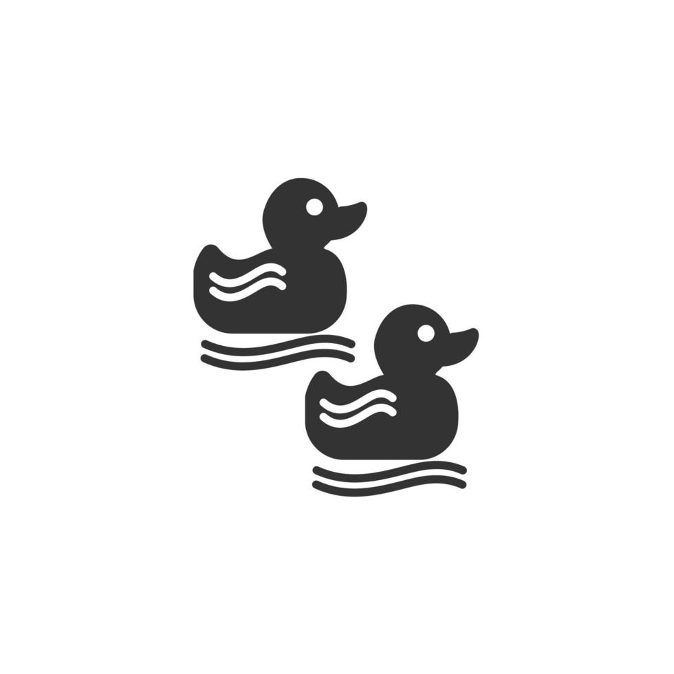 duck toy icons  symbol vector elements for infographic web