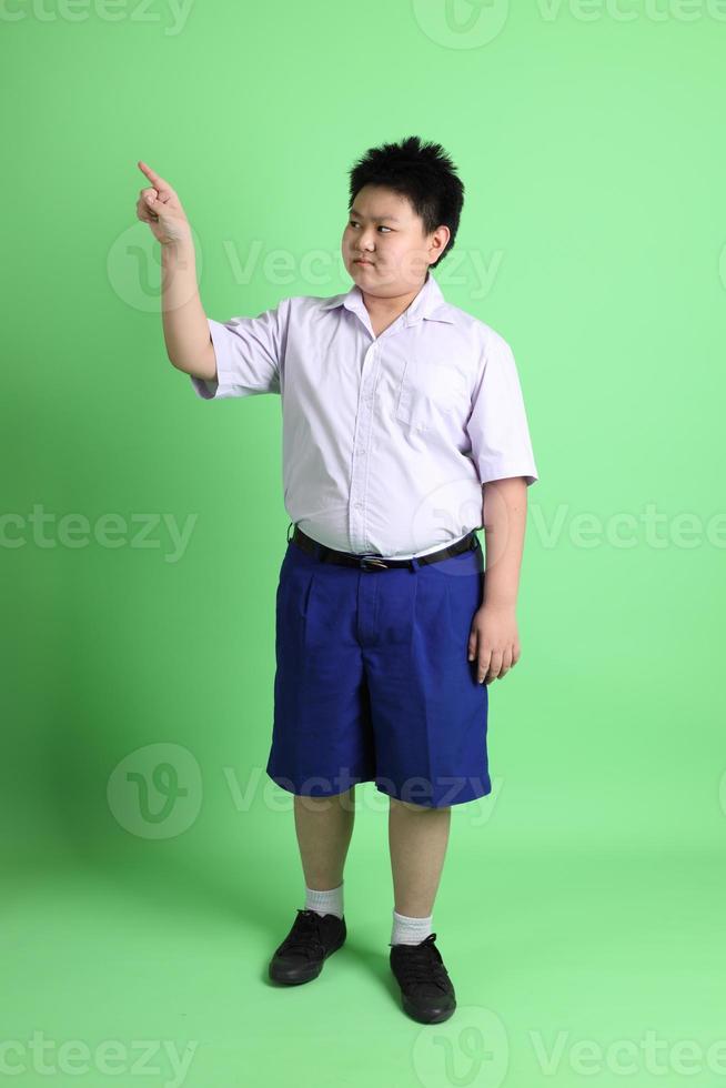 estudiante en uniforme foto