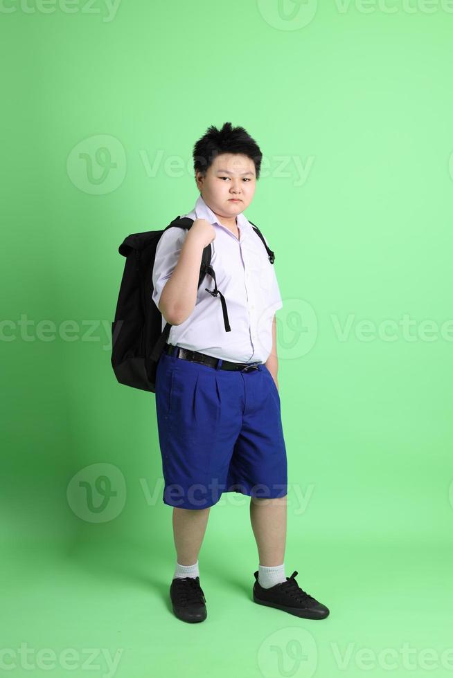 estudiante en uniforme foto