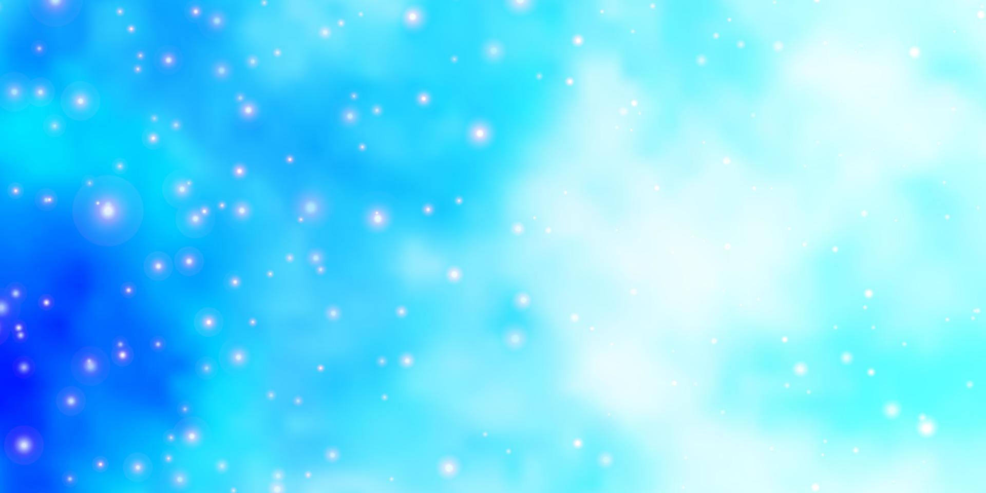 Light BLUE vector layout with bright stars.