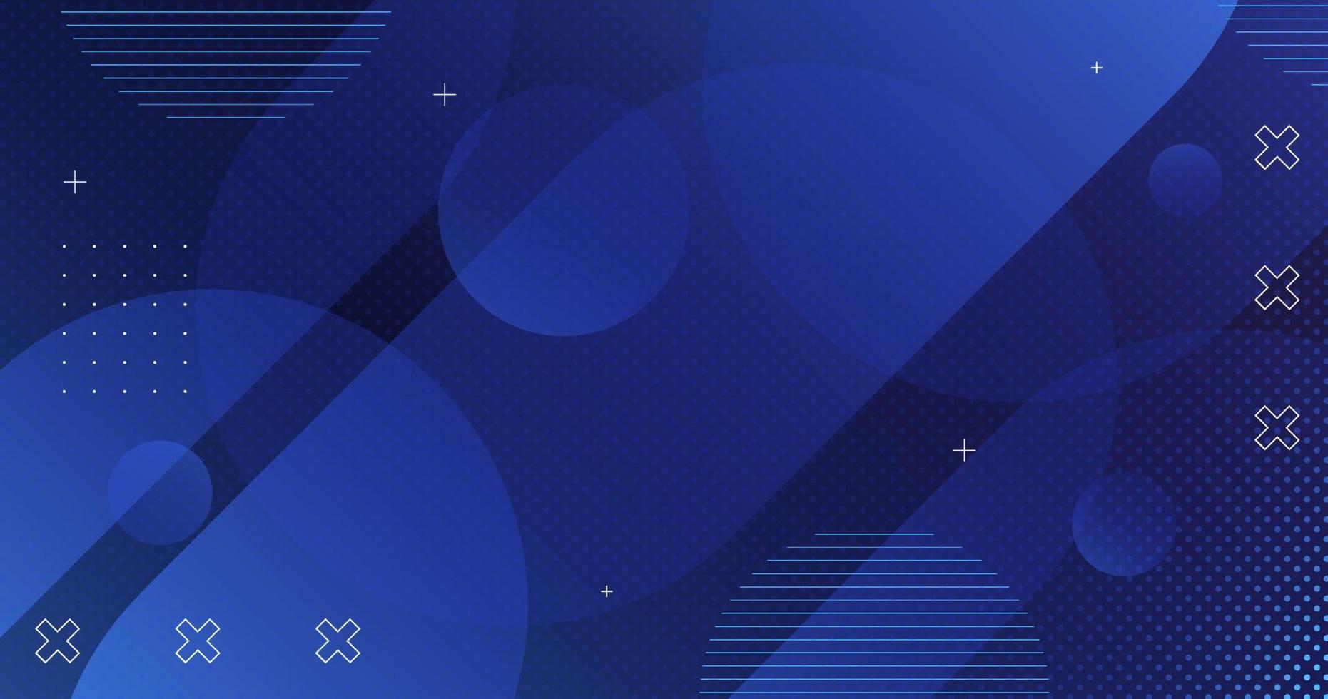 fondo de diseño, geometría, color azul oscuro y elementos de línea eps 10 vector