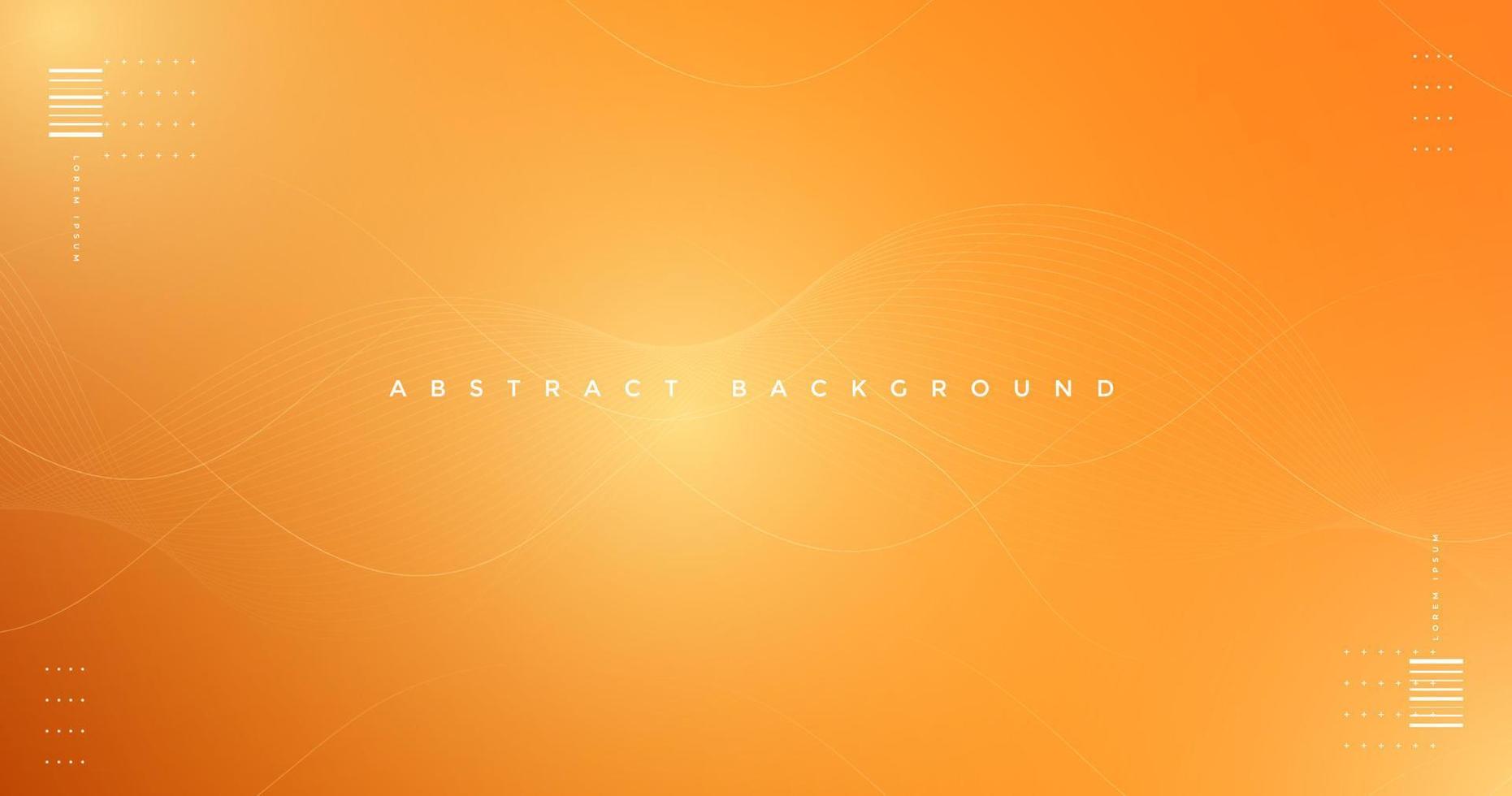 fondo moderno, vistoso, degradado, color minimalista, naranja brillante vector