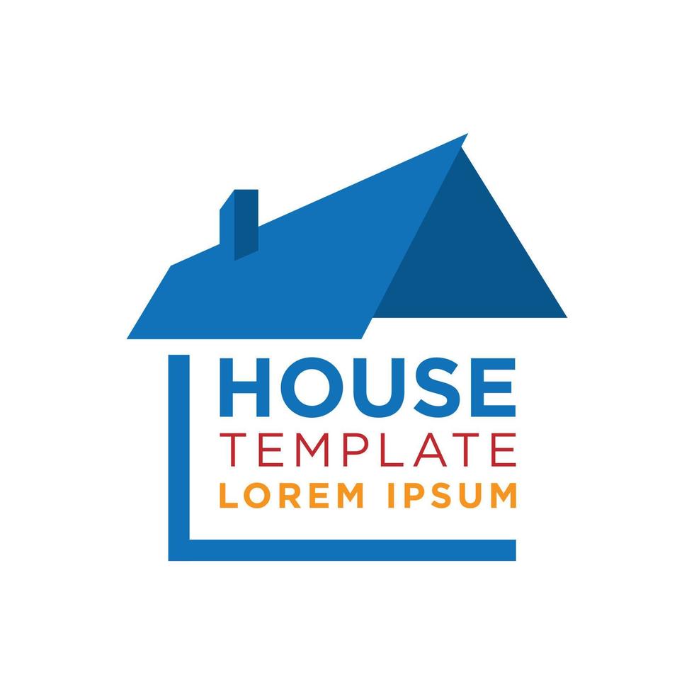 Real estate logo vector template design illustrations