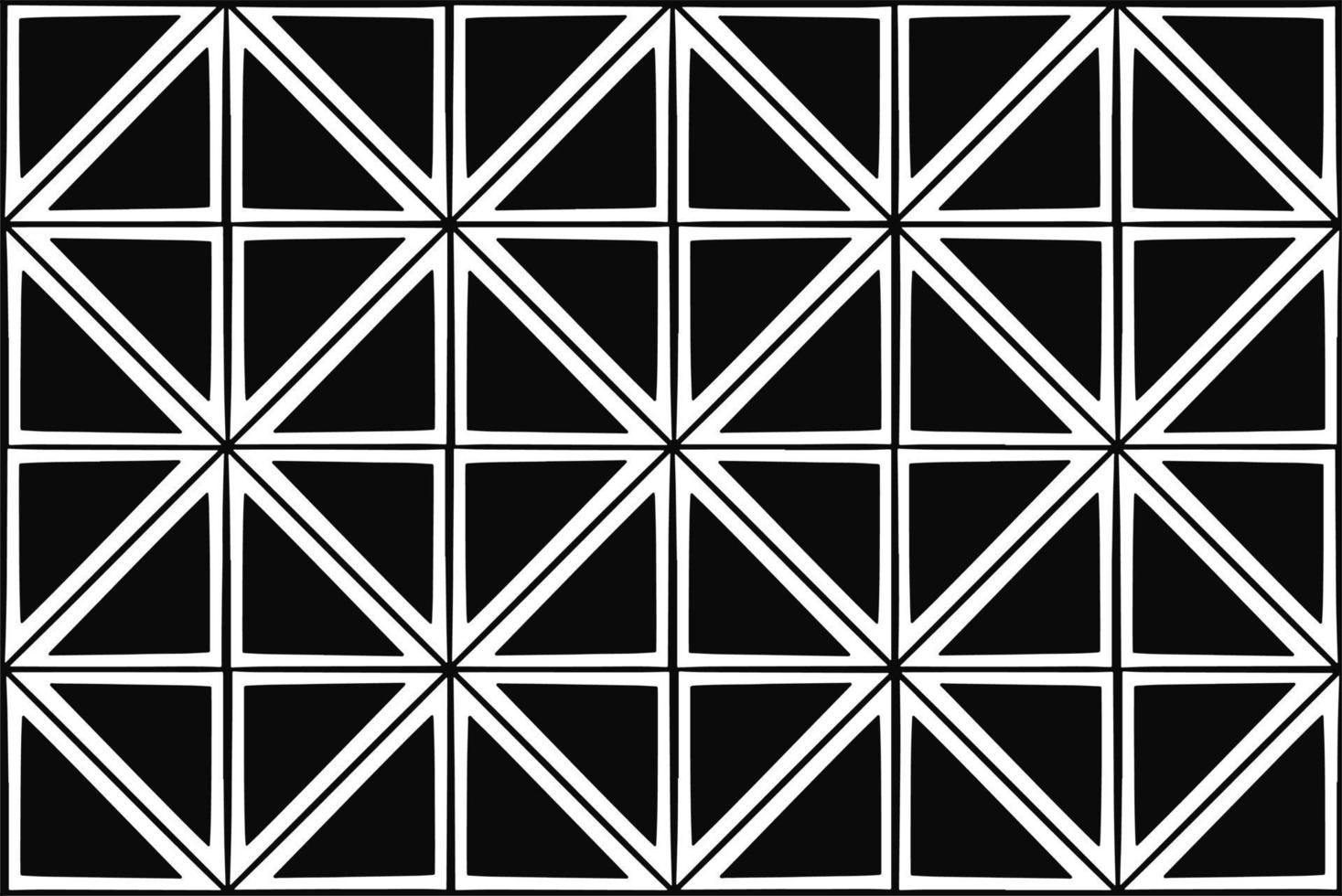 Textil de adorno de patrones sin fisuras rítmicos en blanco y negro vector