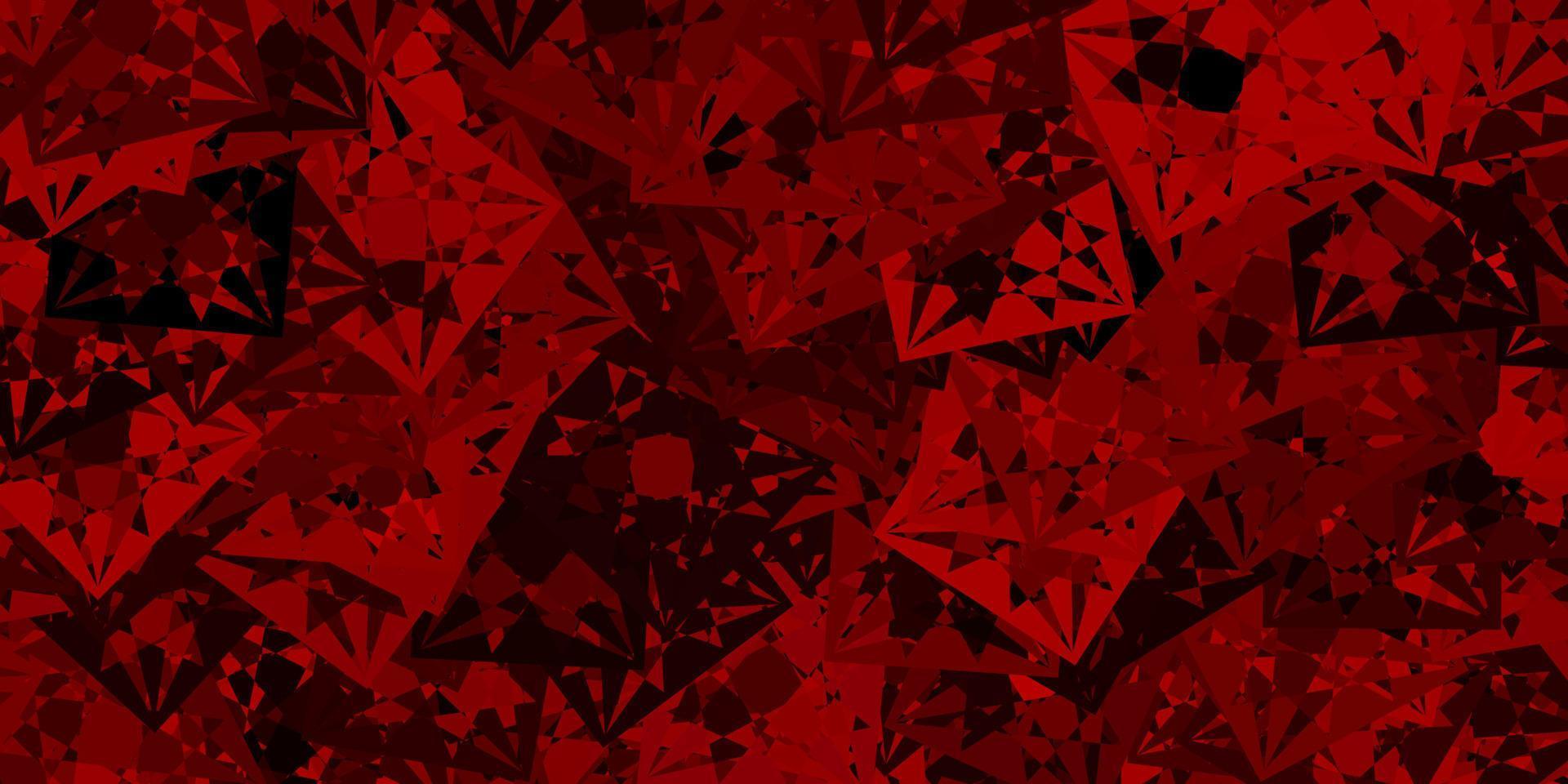 Light Brown vector backdrop with triangles, lines.
